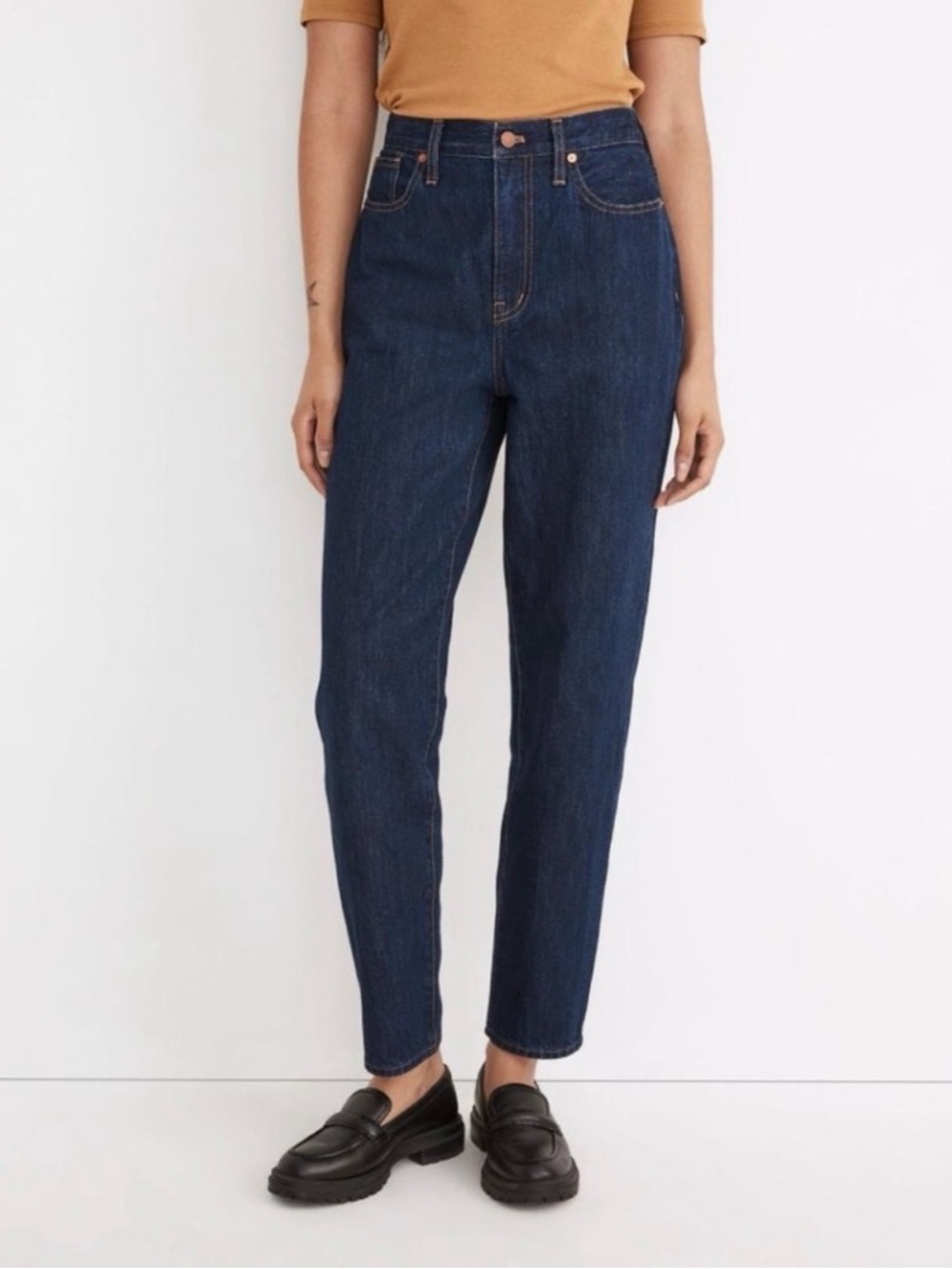 Madewell Baggy Tapered Jeans Blue Size 27
